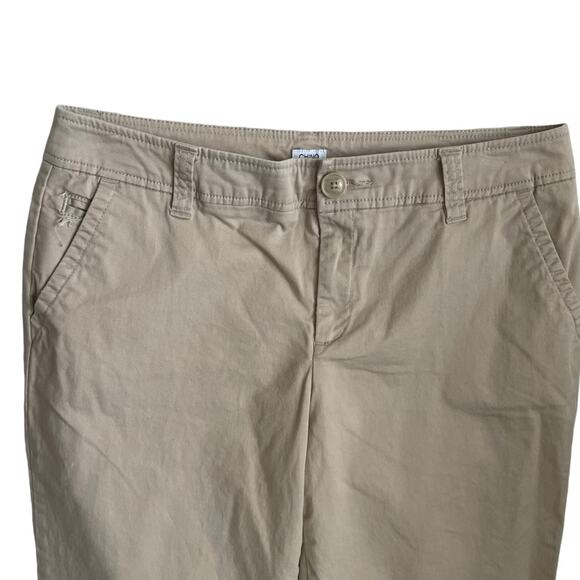 Liz Claiborne Women Chino Pants 10P Beige Ankle Minimalistic Neutral Uniform - Picture 9 of 9